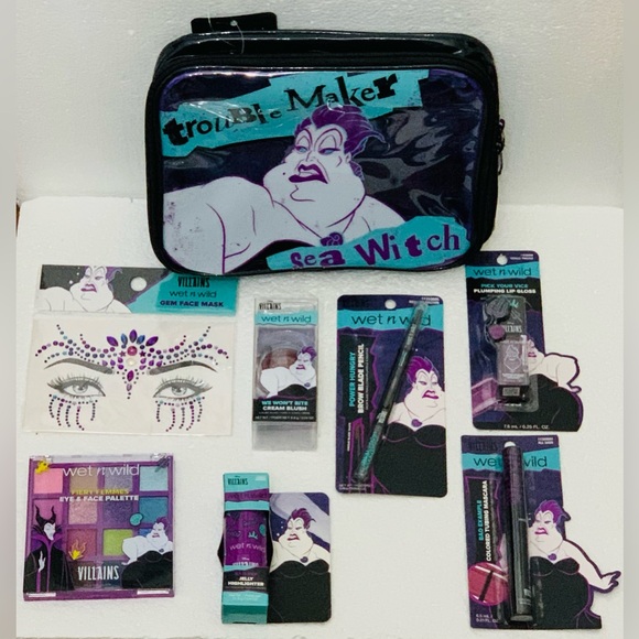8 pc Wet n Wild Disney Villains Ursula Troublemaker Sea Witch